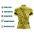 CAMISA CICLISMO FEMININA MOUNTAIN BIKE MANGA CURTA PEÇINHAS AMARELA - Imagem 4