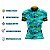 CAMISA CICLISMO FEMININO MOUNTAIN BIKE MANGA CURTA BIKE AZUL CELESTE - Imagem 3