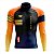 CAMISA CICLISMO MASCULINA MOUNTAIN BIKE MANGA LONGA RKC SPORTS LARANJA - Imagem 1