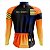 CAMISA CICLISMO MASCULINA MOUNTAIN BIKE MANGA LONGA RKC SPORTS LARANJA - Imagem 2