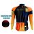 CAMISA CICLISMO MASCULINA MOUNTAIN BIKE MANGA LONGA RKC SPORTS LARANJA - Imagem 4