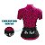 CAMISA CICLISMO FEMININA MOUNTAIN BIKE MANGA CURTA BE FAST PEÇINHAS ROSA - Imagem 5