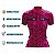 CAMISA CICLISMO FEMININA MOUNTAIN BIKE MANGA CURTA BE FAST PEÇINHAS ROSA - Imagem 4