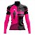 CAMISA CICLISMO FEMININA MOUNTAIN BIKE MANGA LONGA RESPEITE O CICLISTA ROSA - Imagem 1