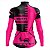 CAMISA CICLISMO FEMININA MOUNTAIN BIKE MANGA LONGA RESPEITE O CICLISTA ROSA - Imagem 2