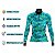 CAMISA CICLISMO FEMININA MOUNTAIN BIKE MANGA LONGA BIKE AZUL CELESTE - Imagem 3