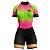 MACAQUINHO CICLISMO MOUNTAIN BIKE FEMININO FORRO EM GEL RKC DEGRADÊ - Imagem 1
