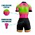 MACAQUINHO CICLISMO MOUNTAIN BIKE FEMININO FORRO EM GEL RKC DEGRADÊ - Imagem 4