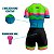 MACAQUINHO CICLISMO MOUNTAIN BIKE FEMININO FORRO EM GEL RKC MONTANHAS COLORIDAS - Imagem 5
