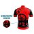 CAMISA CICLISMO MASCULINA MOUNTAIN BIKE MANGA CURTA PNEU VERMELHO UV+50 *SEM TROCA* - Imagem 5
