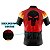 CAMISA CICLISMO MASCULINA MOUNTAIN BIKE MANGA CURTA JUSTICEIRO VERMELHO - Imagem 4