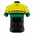 CAMISA CICLISMO MASCULINA MOUNTAIN BIKE MANGA CURTA BE FAST CHAMPION AMARELA - Imagem 2