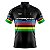 CAMISA CICLISMO MASCULINA MOUNTAIN BIKE MANGA CURTA BE FAST CHAMPION UCI PRETA - Imagem 1