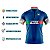 CAMISA CICLISMO MASCULINA MOUNTAIN BIKE MANGA CURTA BE FAST ITALIA AZUL - Imagem 4