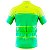 CAMISA CICLISMO MASCULINA MOUNTAIN BIKE MANGA CURTA BE FAST SELEÇÃO BRASIL FLÚOR *SEM TROCA* - Imagem 2