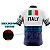 CAMISA CICLISMO MASCULINA MOUNTAIN BIKE MANGA CURTA ITALIA BRANCA - Imagem 4