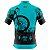 Camisa De Ciclismo Mountain Bike Masculina Pneu Azul - Imagem 2