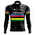 CAMISA CICLISMO MASCULINA MOUNTAIN BIKE MANGA LONGA BE FAST UCI PRETA - Imagem 1