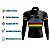 CAMISA CICLISMO MASCULINA MOUNTAIN BIKE MANGA LONGA BE FAST UCI PRETA - Imagem 4