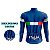 CAMISA CICLISMO MASCULINA MOUNTAIN BIKE MANGA LONGA ITALIA BANDEIRA NO PEITO - Imagem 5