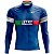 CAMISA CICLISMO MASCULINA MOUNTAIN BIKE MANGA LONGA ITALIA BANDEIRA NO PEITO - Imagem 1