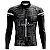 CAMISA CICLISMO MASCULINA MOUNTAIN BIKE MANGA LONGA FÉ PRETA UV+50 - Imagem 1