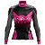 CAMISA CICLISMO FEMININA MOUNTAIN BIKE MANGA LONGA BIKE CORAÇÃO CLASSIC UV+50 - Imagem 1