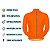 CORTA VENTO CICLISMO MOUNTAIN BIKE IMPERMEÁVEL UNISSEX LARANJA RKC SPORTS UV+50 - Imagem 3