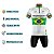 CONJUNTO DE CICLISMO MASCULINO BF CHAMPION BRASIL MANGA CURTA COM MANGUITO - Imagem 5