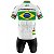 CONJUNTO DE CICLISMO MASCULINO BF CHAMPION BRASIL MANGA CURTA COM MANGUITO - Imagem 2