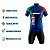 CONJUNTO CICLISMO MASCULINO BERMUDA FORRO ESPUMA ITÁLIA BANDEIRA LATERAL COM MANGUITO - Imagem 5