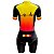 CONJUNTO CICLISMO FEMININO BERMUDA FORRO ESPUMA BATIMENTOS FLÚOR COM MANGUITO - Imagem 2