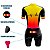 CONJUNTO CICLISMO FEMININO BERMUDA FORRO ESPUMA BATIMENTOS FLÚOR COM MANGUITO - Imagem 6
