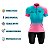 CONJUNTO CICLISMO FEMININO BERMUDA FORRO ESPUMA DIFERENTE É SER VOCÊ COM MANGUITO - Imagem 5