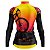 CAMISA CICLISMO FEMININA MOUNTAIN BIKE MANGA LONGA BIKE PNEU COLORIDA UV+50 - Imagem 2