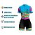 MACAQUINHO CICLISMO MOUNTAIN BIKE FEMININO FORRO EM GEL QUEBRA CABEÇA COLORIDO - Imagem 3