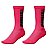 KIT 3 MEIAS DE CICLISMO XTR ROSA TOUR DE FRANCE ROSA E ROSA RISCOS - Imagem 2