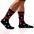 KIT 3 MEIAS DE CICLISMO ESTRELAS AZUL ROSA MANCHAS RKC PIXEL - Imagem 2