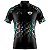 CAMISA CICLISMO MASCULINA MOUNTAIN BIKE MANGA CURTA QUEBRA CABEÇA PRETA UV+50 - Imagem 1