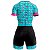 MACAQUINHO AZUL CELESTE CICLISMO E MEIA BIKE AZUL PISCINA ROUPA FEMININO - Imagem 2
