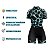 MACAQUINHO CICLISMO MOUNTAIN BIKE FEMININO FORRO EM GEL RKC ZEBRA E MEIA BIKE PRETA - Imagem 5