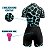 MACAQUINHO CICLISMO MOUNTAIN BIKE FEMININO FORRO EM GEL RKC ZEBRA E MEIA BIKE PRETA - Imagem 6