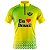 CAMISA CICLISMO MASCULINA MOUNTAIN BIKE MANGA CURTA EU AMO O BRASIL UV+50 *SEM TROCA* - Imagem 1
