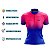 CAMISA CICLISMO FEMININA MOUNTAIN BIKE MANGA CURTA ROSA DEGRADÊ - Imagem 3