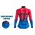 CAMISA DE CICLISMO MANGA LONGA FEMININA ROSA BORBOLETAS - Imagem 4