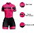 MACAQUINHO CONJUNTO CICLISMO FEMININO CÃES ROSA - Imagem 3
