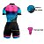 MACAQUINHO CONJUNTO CICLISMO FEMININO ROSA PINGOS PRETOS - Imagem 4