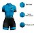 MACAQUINHO CONJUNTO CICLISMO FEMININO POÁ AZUL - Imagem 3