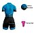 MACAQUINHO CONJUNTO CICLISMO FEMININO POÁ AZUL - Imagem 4
