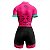 MACAQUINHO CONJUNTO CICLISMO FEMININO CAMUFLADO ROSA UV50+ - Imagem 2